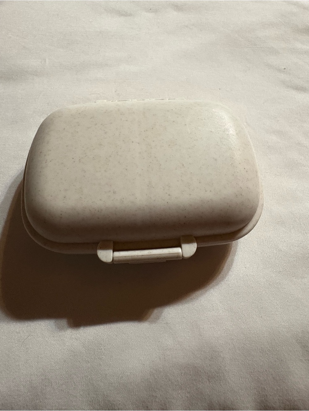 Compact White Travel Pill Organizer - Picture 2 of 5